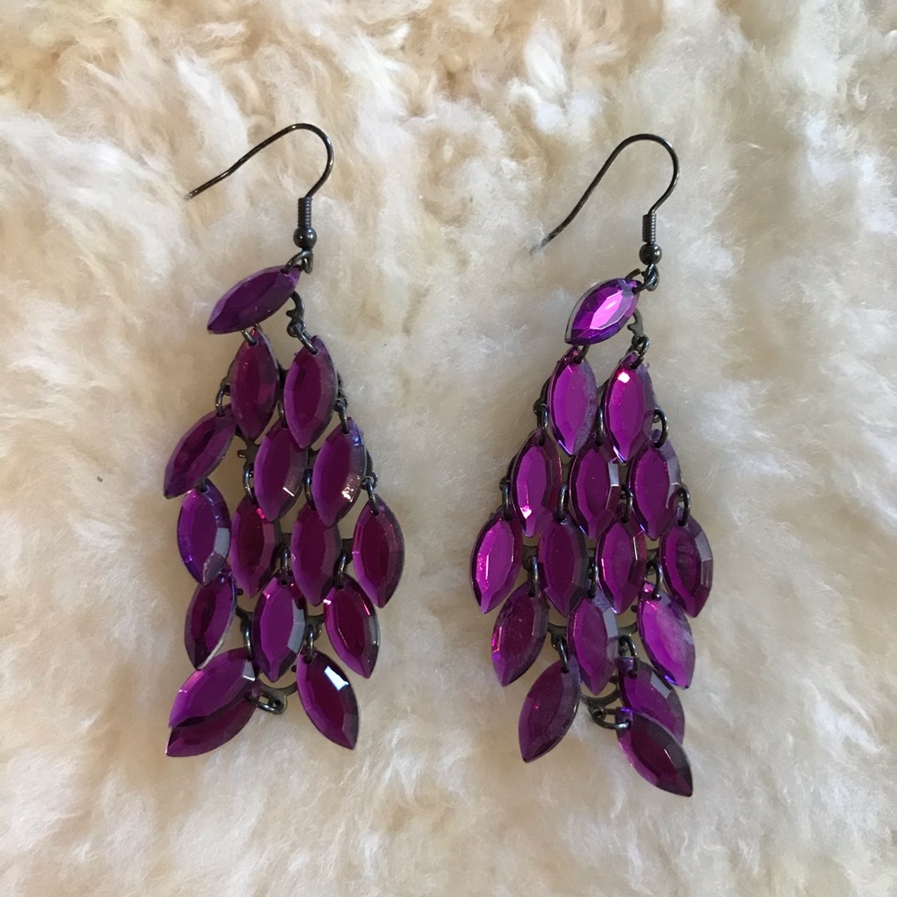 From Spain Earrings in purple color